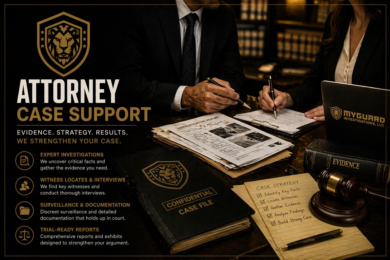 Attorney case support