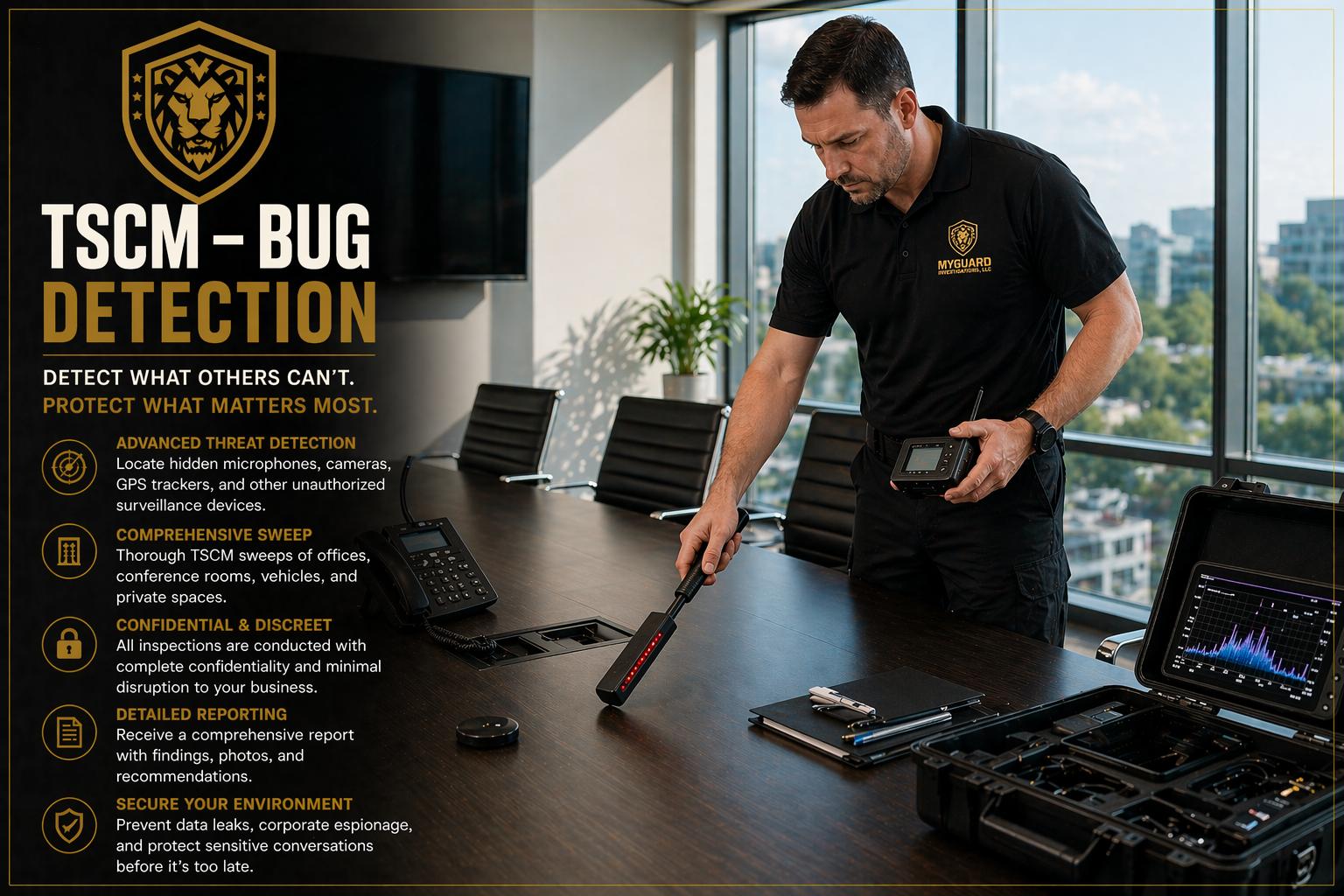 TSCM bug detection